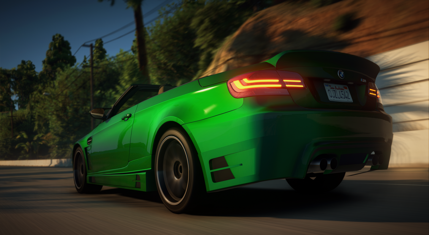 BMW M3 Convertible e93 2007 [240+ Tuning / Animated Roof / Add-On / Debadged / FiveM / LODS / Replace]