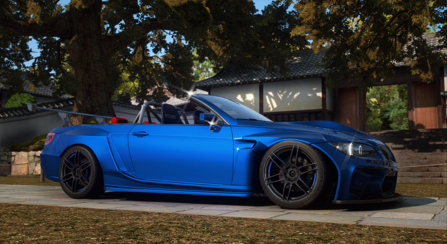BMW M3 Convertible e93 2007 [240+ Tuning / Animated Roof / Add-On / Debadged / FiveM / LODS / Replace]