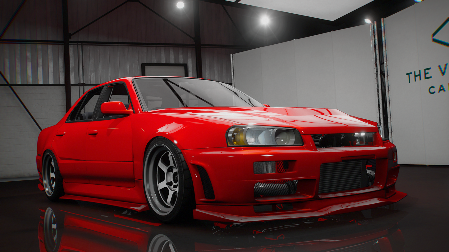 Nissan Skyline ER34 Sedan - GTA 5 & FiveM Car Mod | 200+ Tuning parts