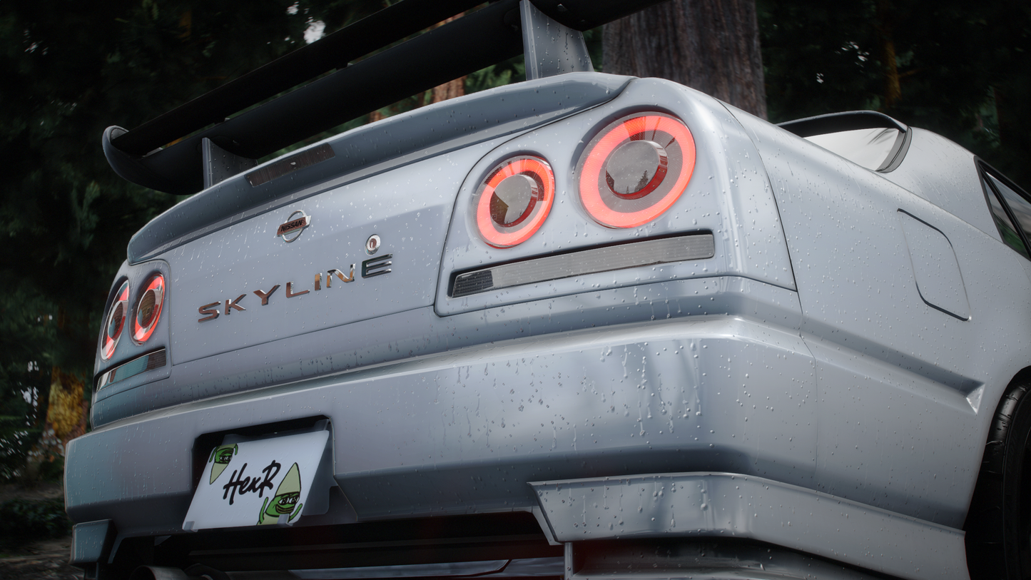 Nissan Skyline ER34 Sedan - GTA 5 & FiveM Car Mod | 200+ Tuning parts