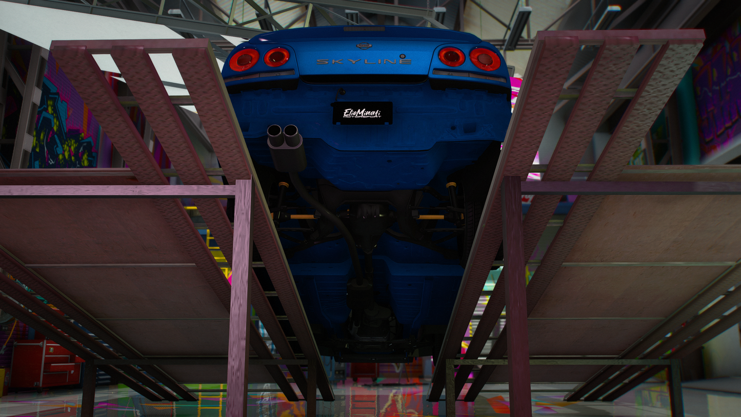 Nissan Skyline ER34 Sedan - GTA 5 & FiveM Car Mod | 200+ Tuning parts