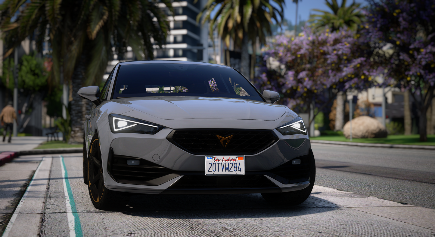 Cupra Leon 2021 [Animated Roof / Tuning / Add-On / LODS / Debadged / FiveM / Replace]