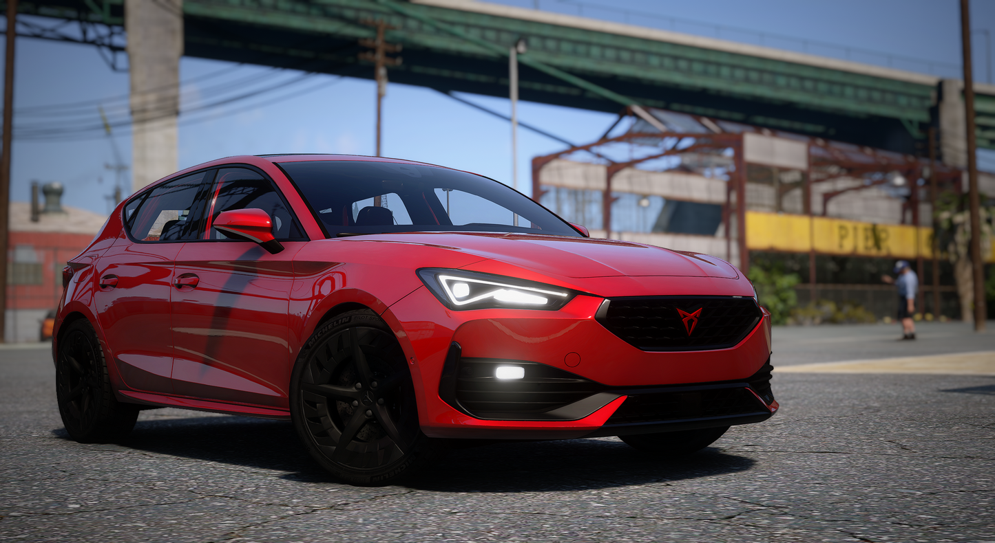 Cupra Leon 2021 [Animated Roof / Tuning / Add-On / LODS / Debadged / FiveM / Replace]