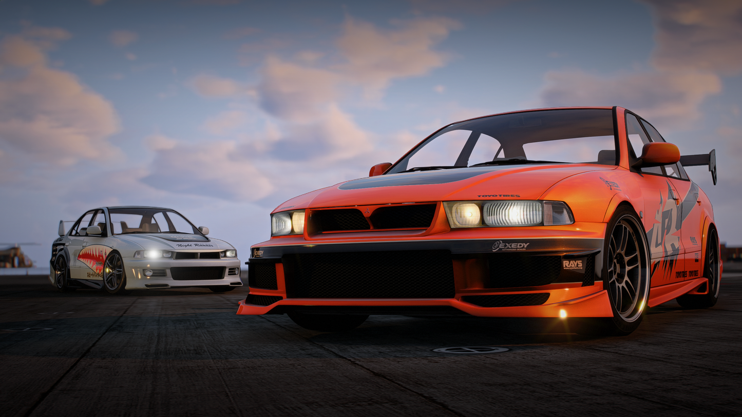 Mitsubishi Galant VR4 - GTA 5 & FiveM Car Mod | 80+ Tuning parts