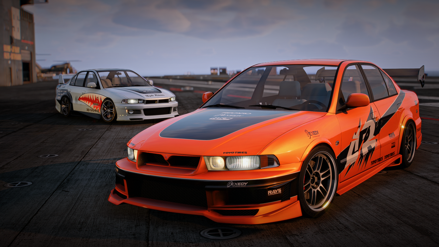 Mitsubishi Galant VR4 - GTA 5 & FiveM Car Mod | 80+ Tuning parts