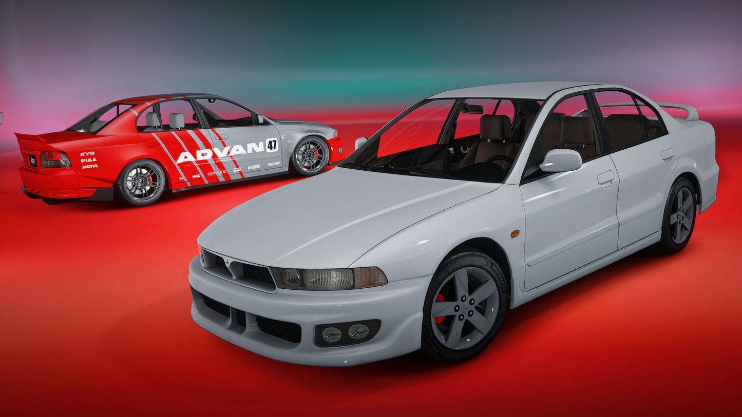 Mitsubishi Galant VR4 - GTA 5 & FiveM Car Mod | 80+ Tuning parts