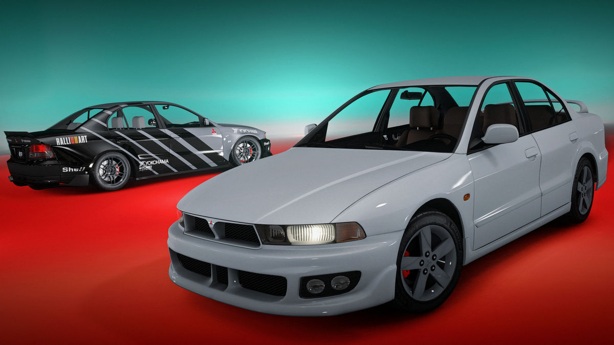 Mitsubishi Galant VR4 - GTA 5 & FiveM Car Mod | 80+ Tuning parts