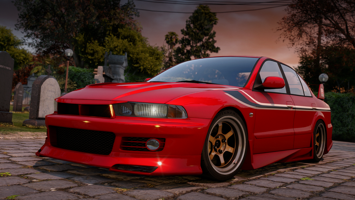 Mitsubishi Galant VR4 - GTA 5 & FiveM Car Mod | 80+ Tuning parts