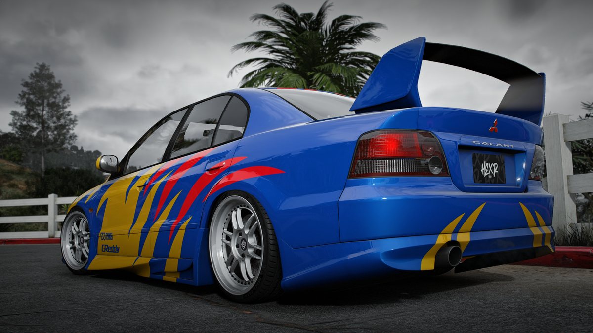 Mitsubishi Galant VR4 - GTA 5 & FiveM Car Mod | 80+ Tuning parts