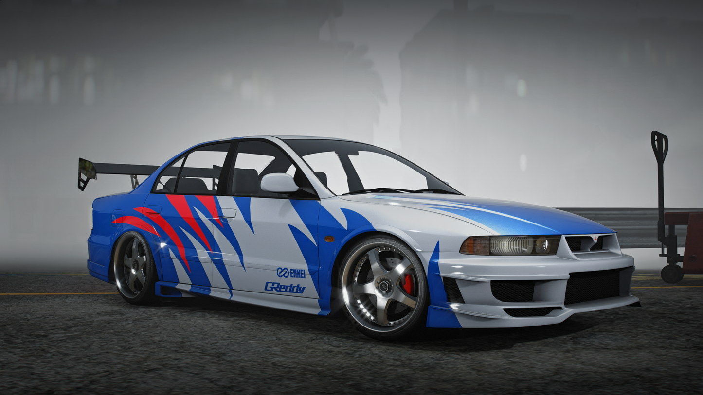 Mitsubishi Galant VR4 - GTA 5 & FiveM Car Mod | 80+ Tuning parts