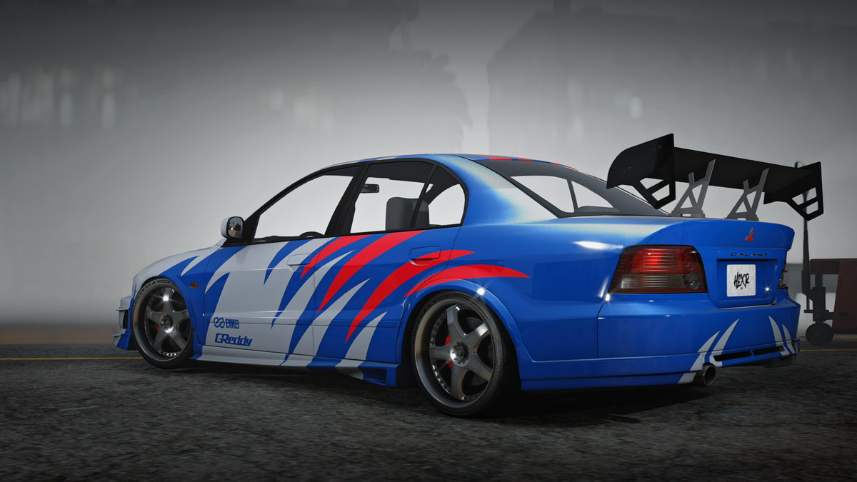 Mitsubishi Galant VR4 - GTA 5 & FiveM Car Mod | 80+ Tuning parts