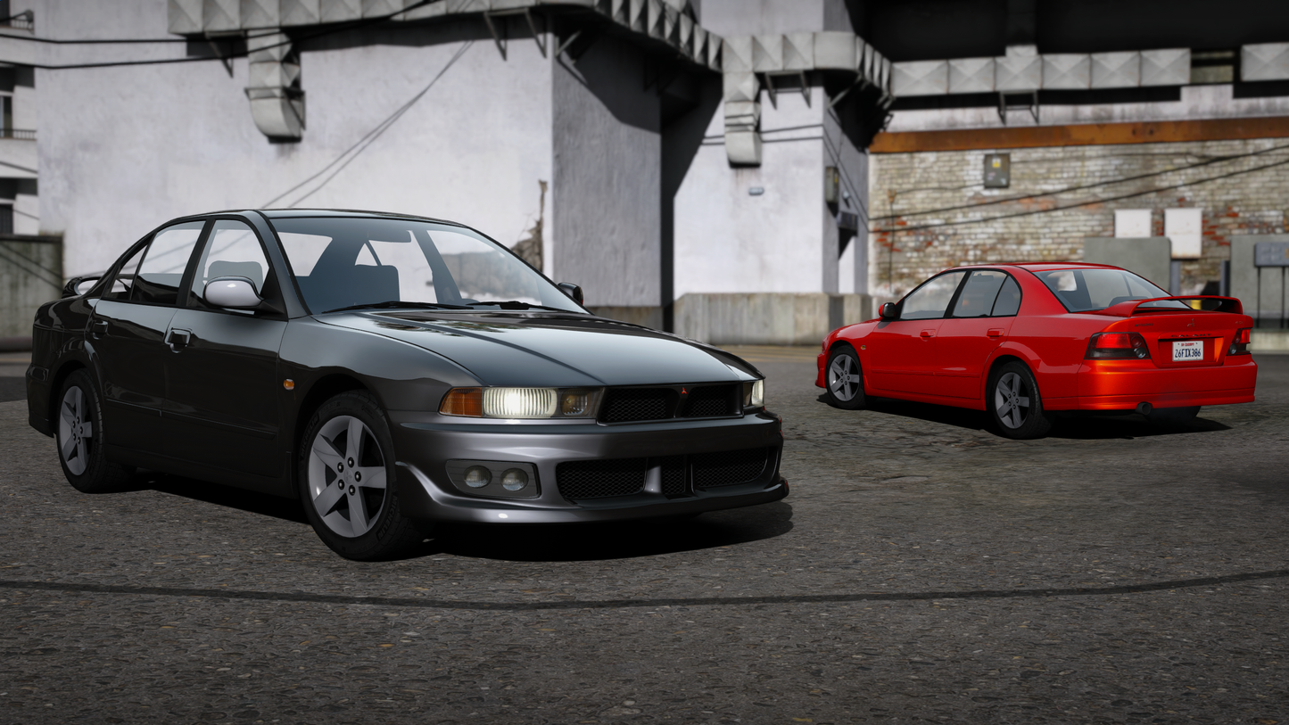 Mitsubishi Galant VR4 - GTA 5 & FiveM Car Mod | 80+ Tuning parts
