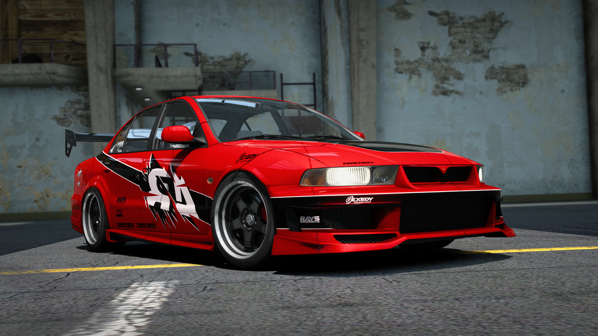 Mitsubishi Galant VR4 - GTA 5 & FiveM Car Mod | 80+ Tuning parts