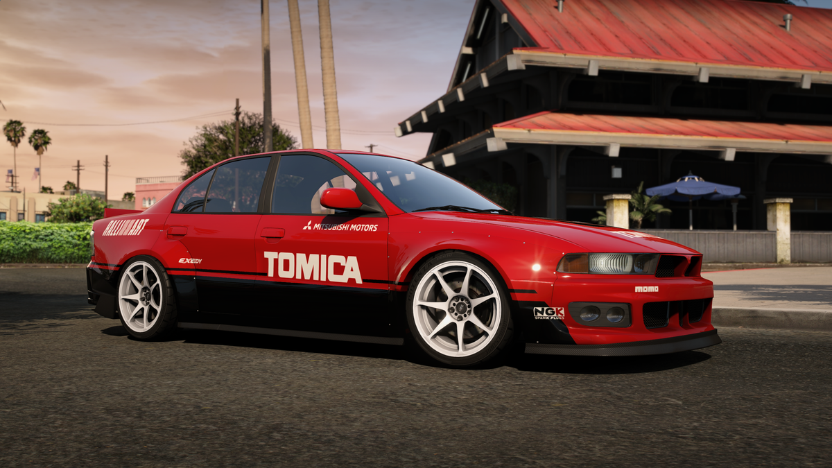 Mitsubishi Galant VR4 - GTA 5 & FiveM Car Mod | 80+ Tuning parts