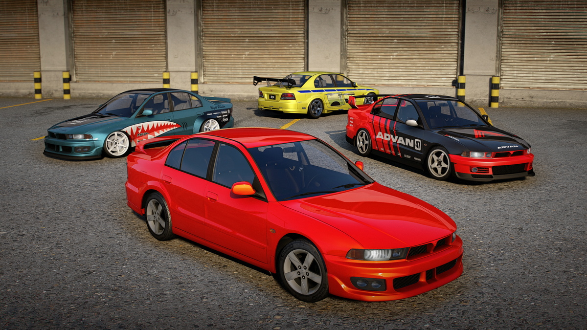 Mitsubishi Galant VR4 - GTA 5 & FiveM Car Mod | 80+ Tuning parts