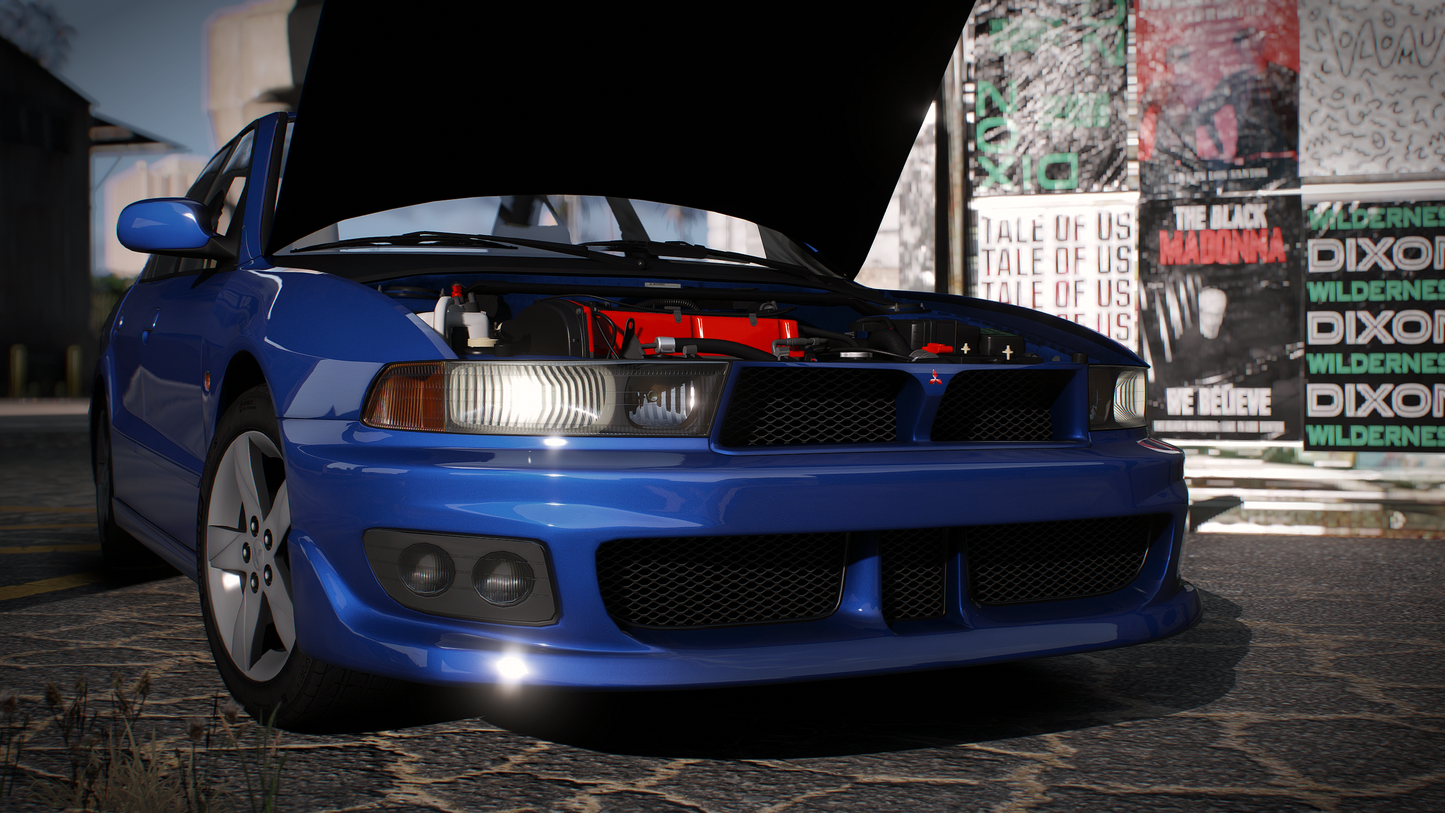 Mitsubishi Galant VR4 - GTA 5 & FiveM Car Mod | 80+ Tuning parts