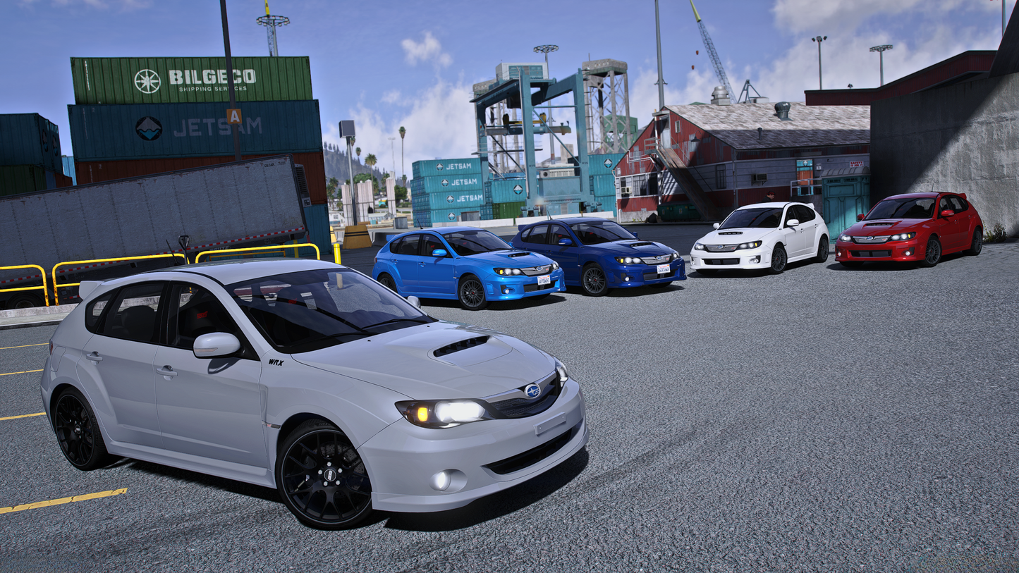 Subaru Impreza WRX STI 2010 pack [260+ Tuning / Custom Sound / Add-On / Debadged / FiveM / LODS / Replace]