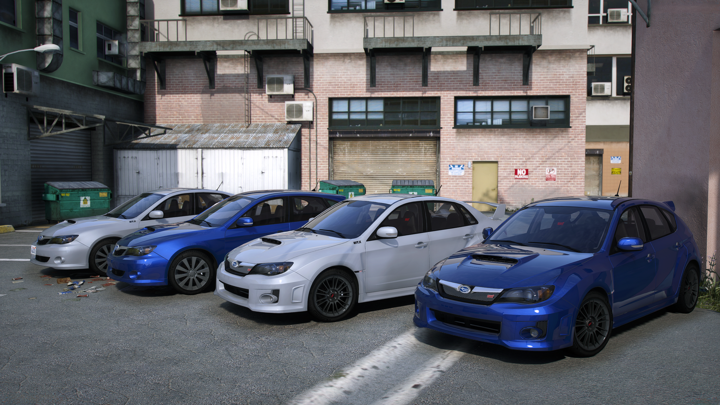 Subaru Impreza WRX STI 2010 pack [260+ Tuning / Custom Sound / Add-On / Debadged / FiveM / LODS / Replace]