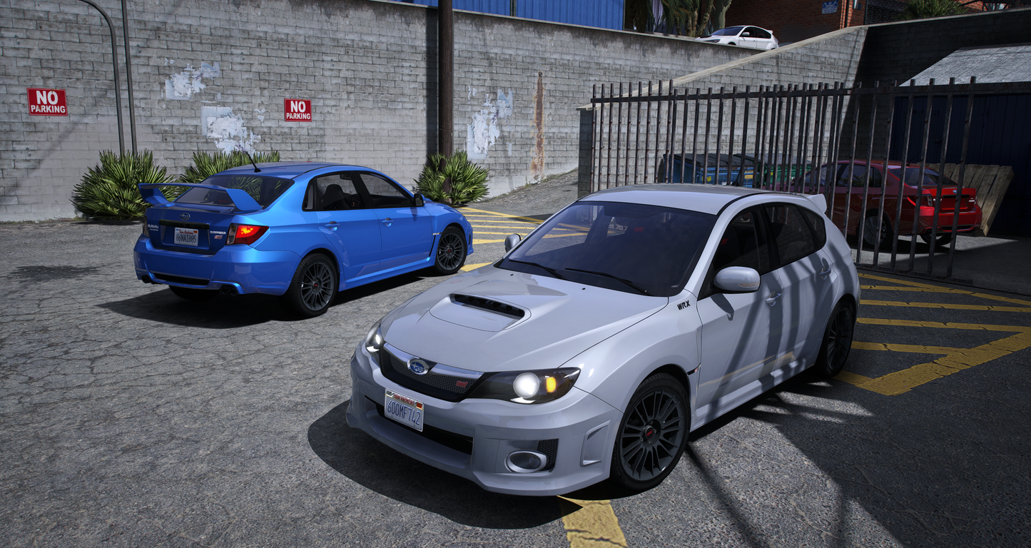 Subaru Impreza WRX STI 2010 pack [260+ Tuning / Custom Sound / Add-On / Debadged / FiveM / LODS / Replace]