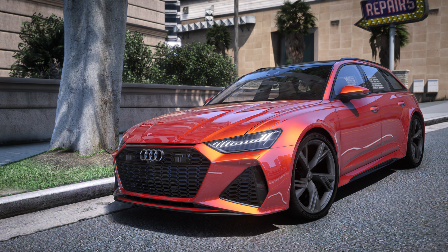 Audi RS6 C8 2020 [210+ Tuning / Liveries / Add-On / Debadged / FiveM / LODS / Replace]
