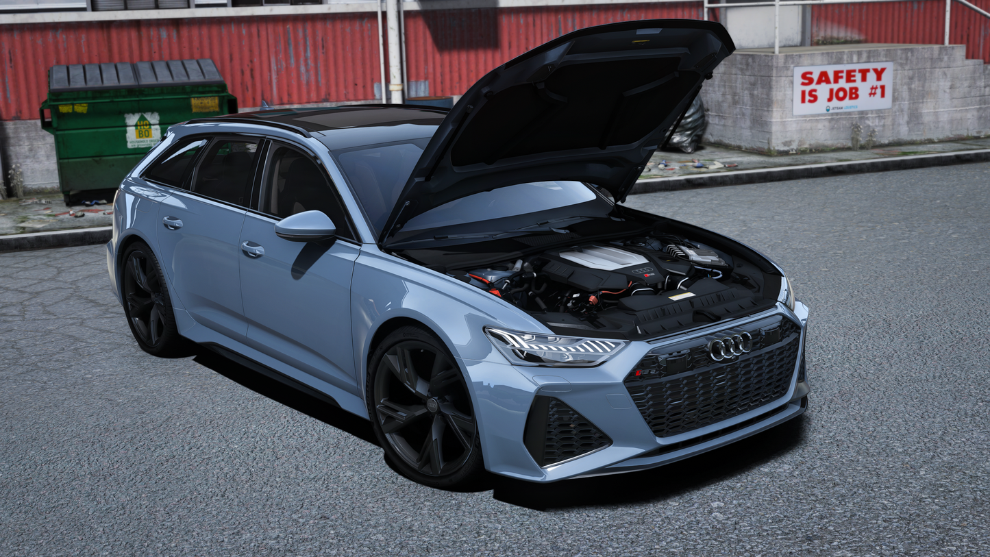 Audi RS6 C8 2020 [210+ Tuning / Liveries / Add-On / Debadged / FiveM / LODS / Replace]