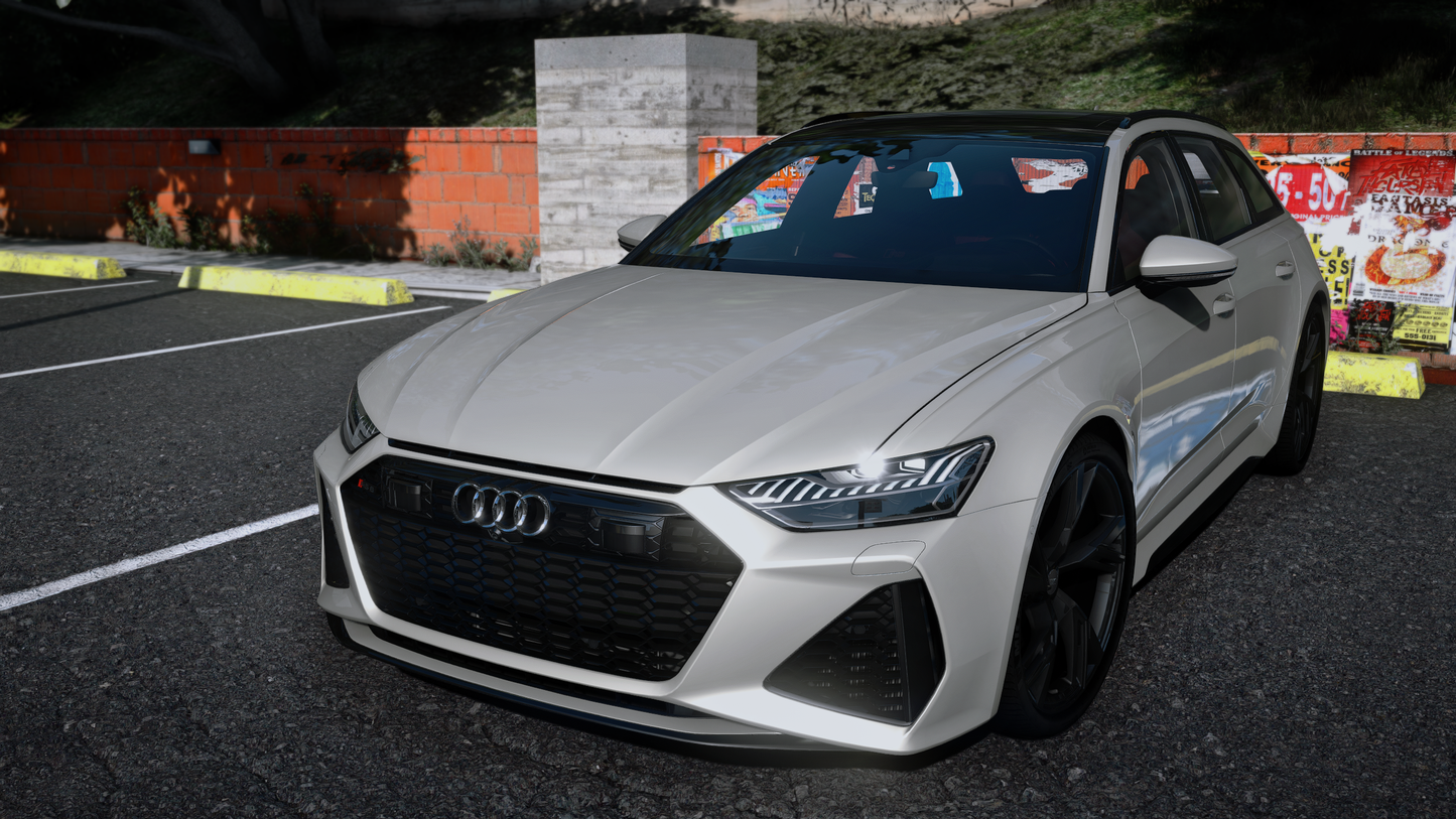 Audi RS6 C8 2020 [210+ Tuning / Liveries / Add-On / Debadged / FiveM / LODS / Replace]