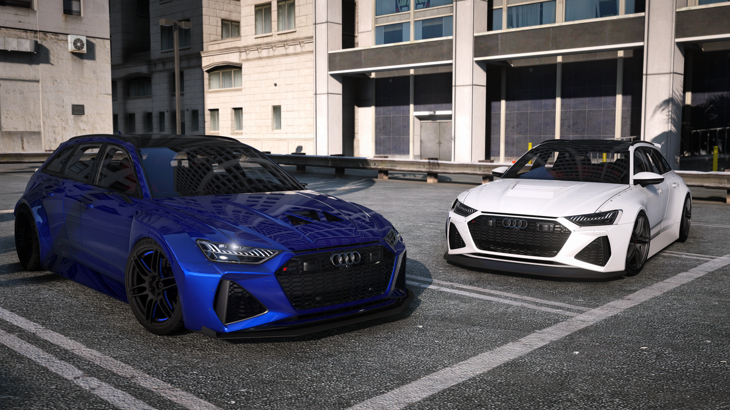 Audi RS6 C8 2020 [210+ Tuning / Liveries / Add-On / Debadged / FiveM / LODS / Replace]