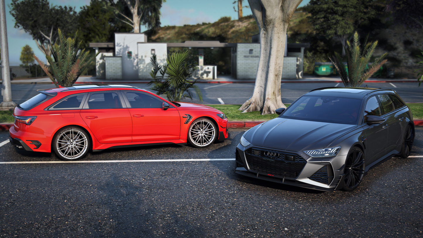 Audi RS6 C8 2020 [210+ Tuning / Liveries / Add-On / Debadged / FiveM / LODS / Replace]