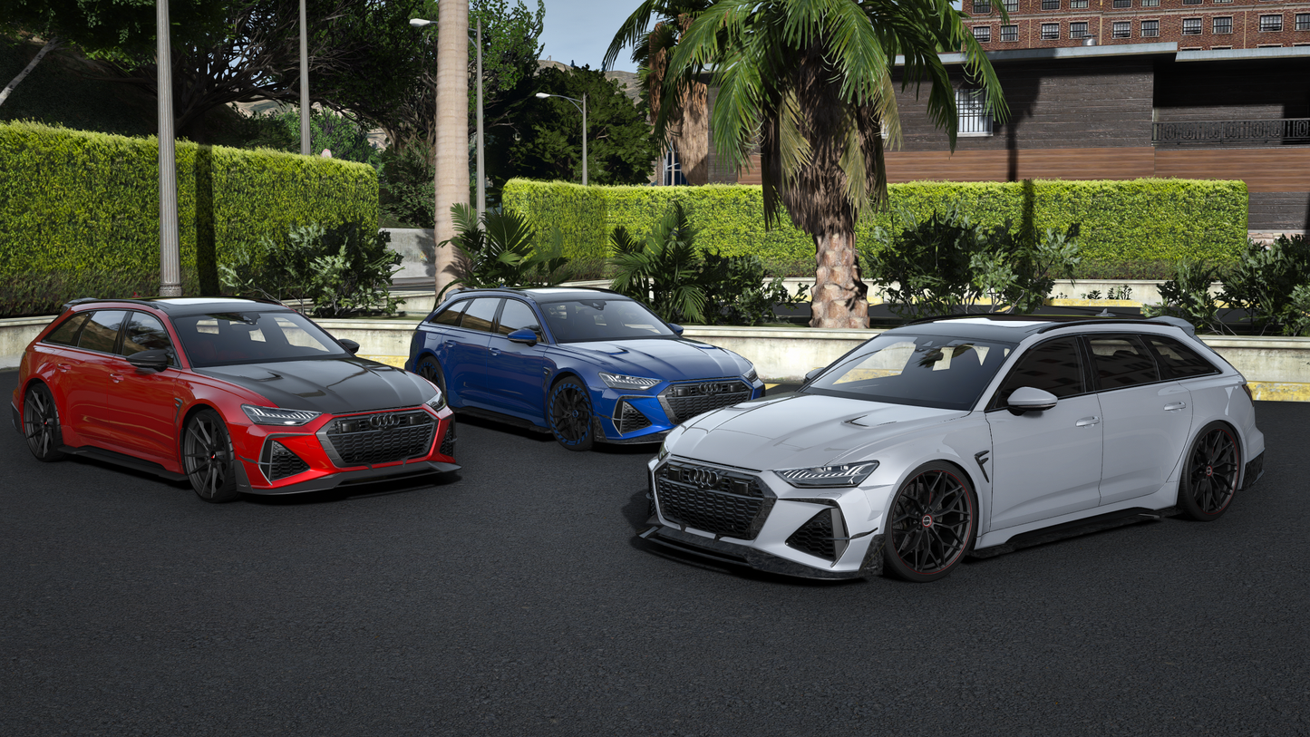 Audi RS6 C8 2020 [210+ Tuning / Liveries / Add-On / Debadged / FiveM / LODS / Replace]