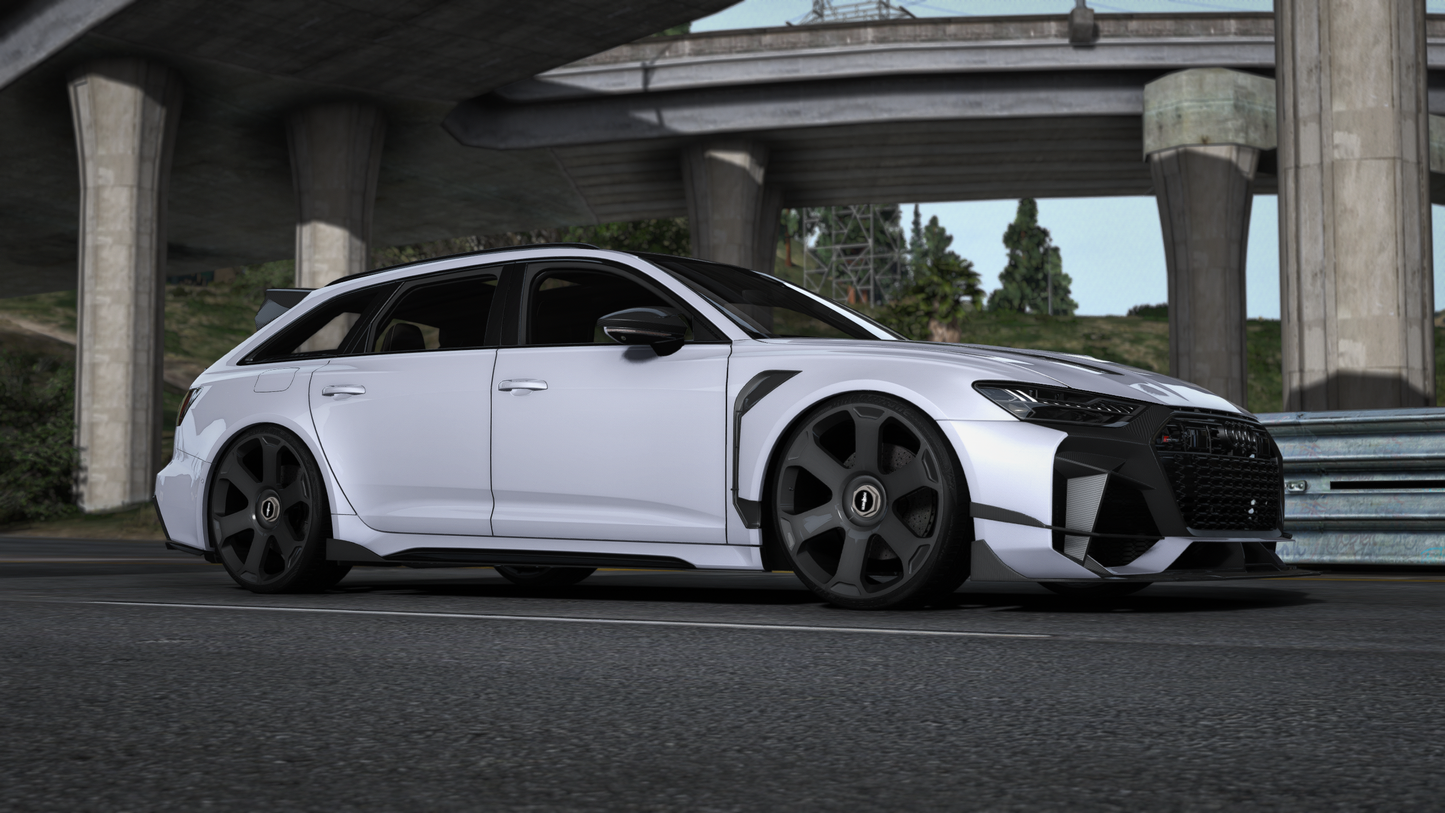 Audi RS6 C8 2020 [210+ Tuning / Liveries / Add-On / Debadged / FiveM / LODS / Replace]