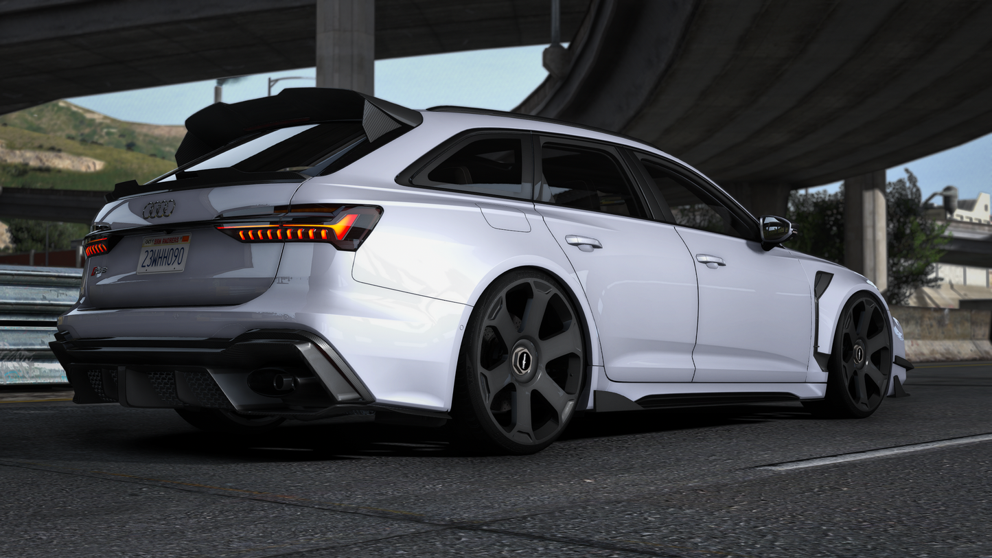 Audi RS6 C8 2020 [210+ Tuning / Liveries / Add-On / Debadged / FiveM / LODS / Replace]