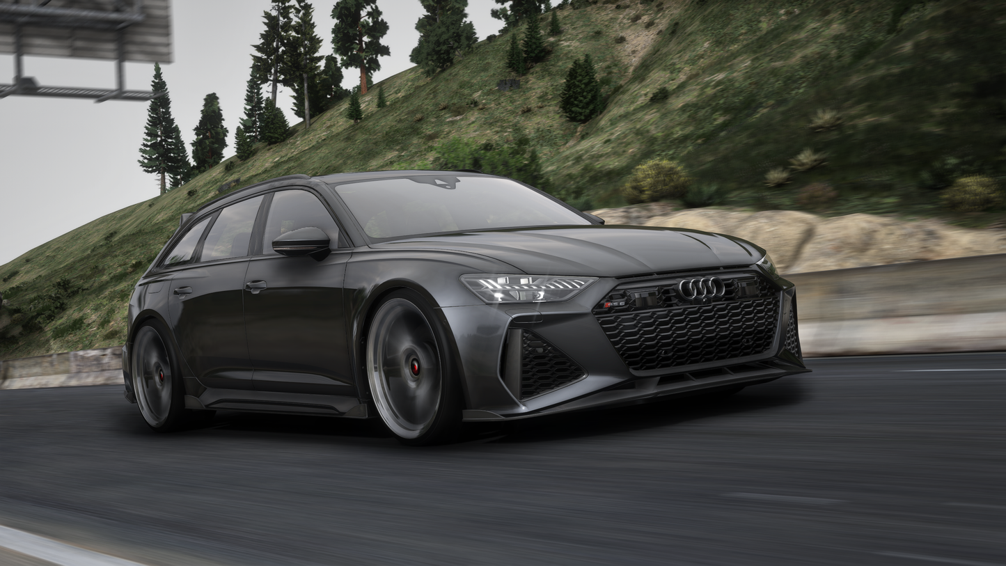 Audi RS6 C8 2020 [210+ Tuning / Liveries / Add-On / Debadged / FiveM / LODS / Replace]
