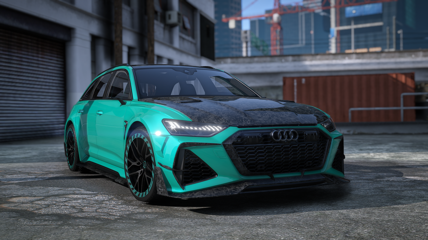 Audi RS6 C8 2020 [210+ Tuning / Liveries / Add-On / Debadged / FiveM / LODS / Replace]