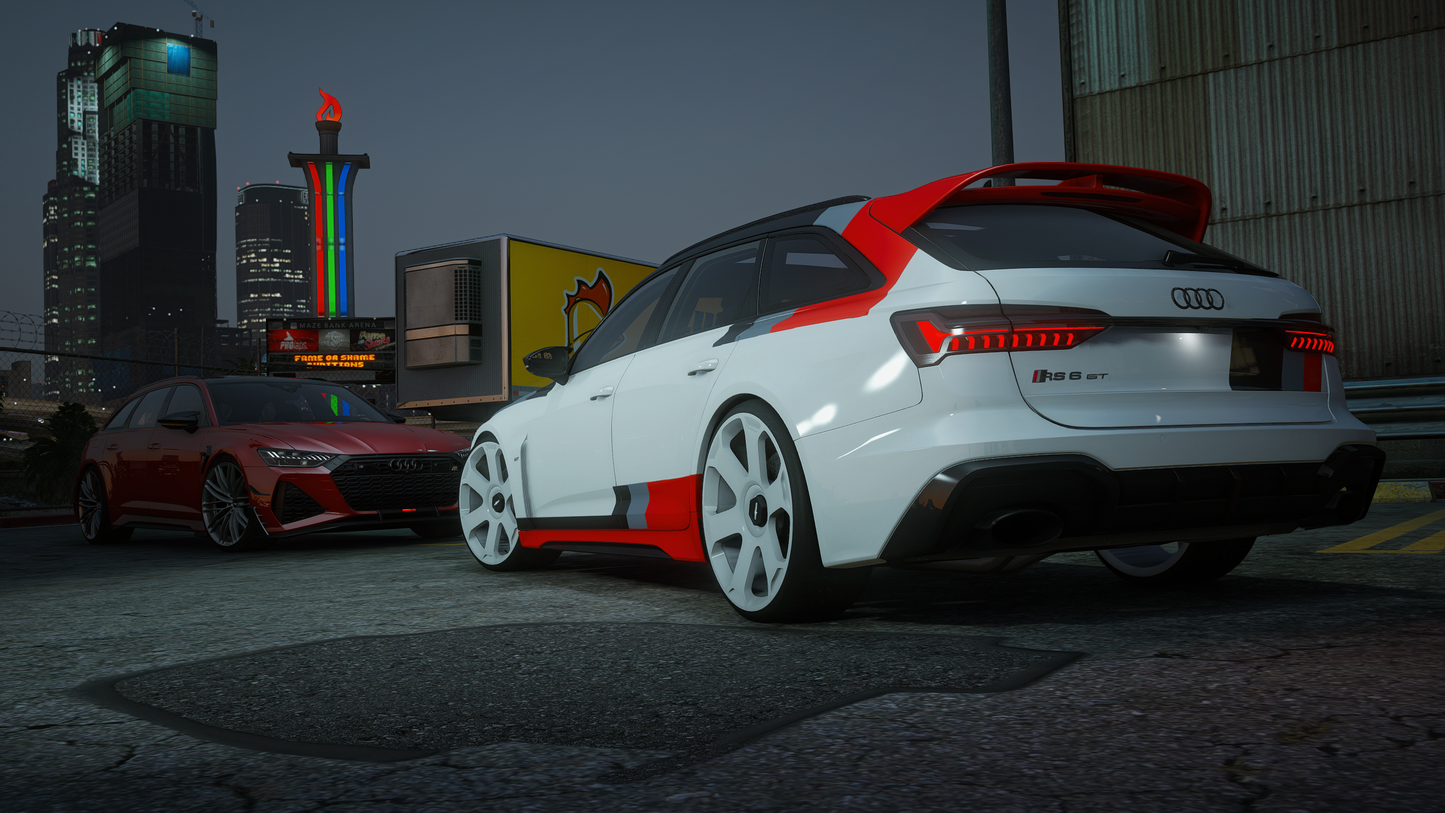 Audi RS6 C8 2020 [210+ Tuning / Liveries / Add-On / Debadged / FiveM / LODS / Replace]