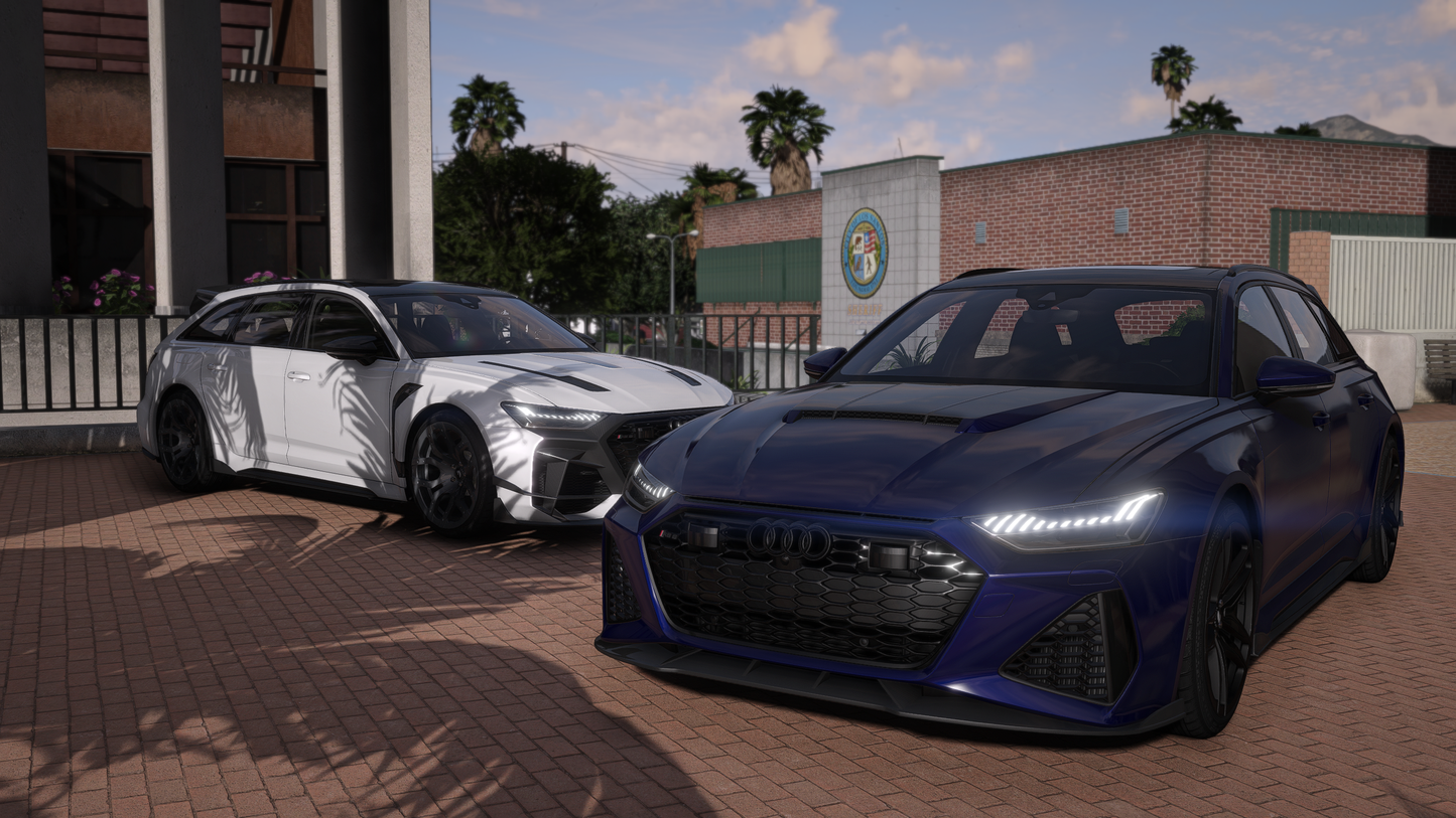 Audi RS6 C8 2020 [210+ Tuning / Liveries / Add-On / Debadged / FiveM / LODS / Replace]