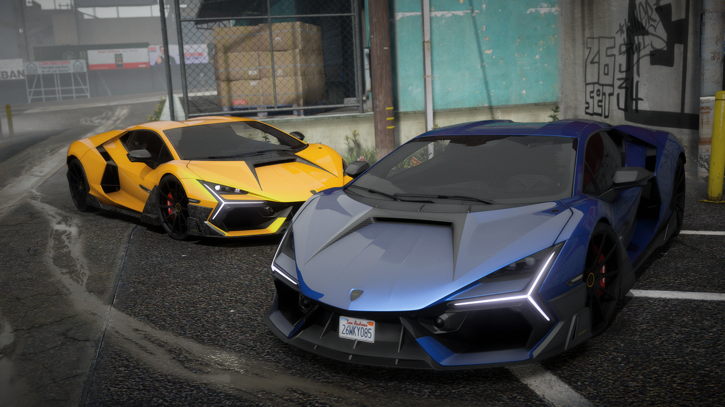 Lamborghini Revuelto 2023 [50+ Tuning / Liveries / Rims / Add-On / Debadged / FiveM / LODS / Replace]