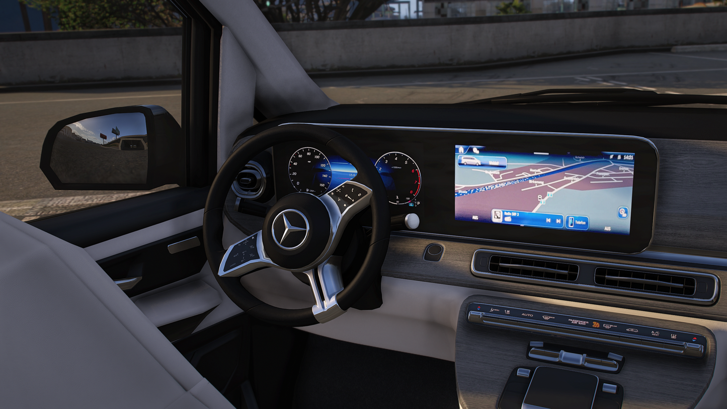 Mercedes V-Class 2025 [Tuning / Liveries / Add-On / Debadged / FiveM / LODS / Replace]