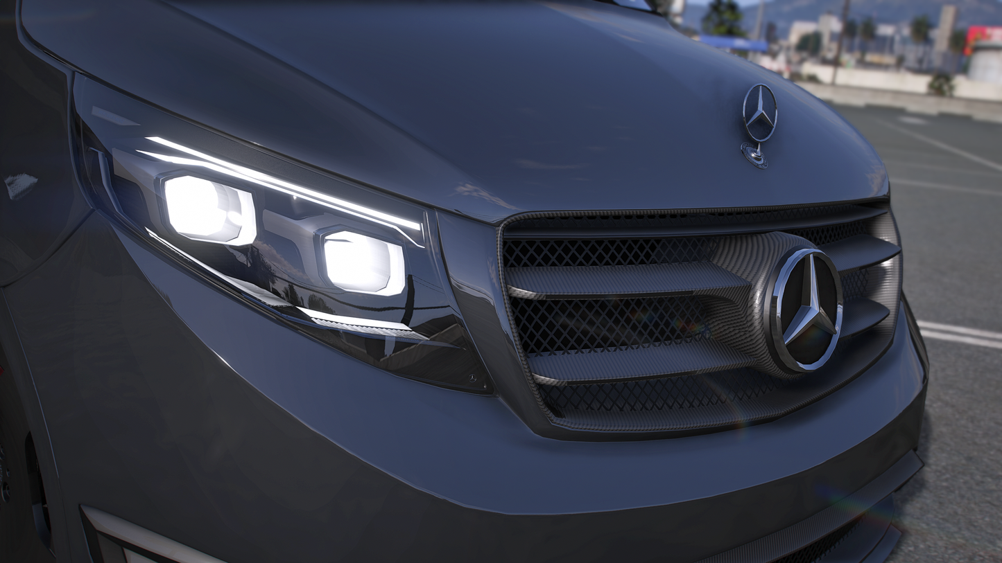 Mercedes V-Class 2025 [Tuning / Liveries / Add-On / Debadged / FiveM / LODS / Replace]