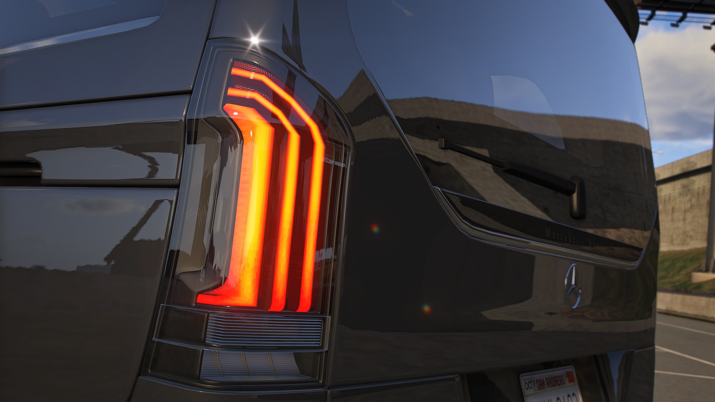 Mercedes V-Class 2025 [Tuning / Liveries / Add-On / Debadged / FiveM / LODS / Replace]