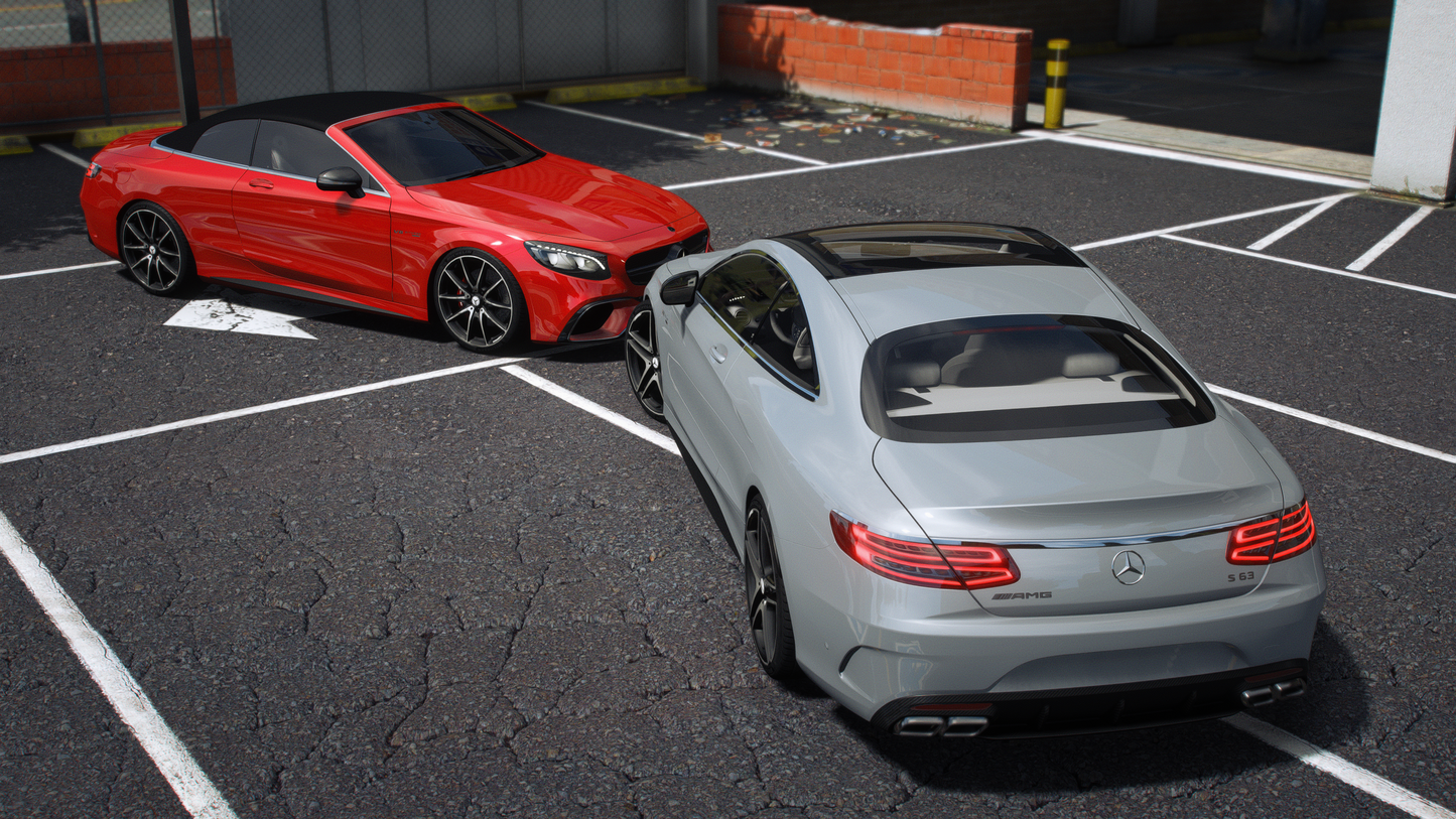 Mercedes S63 AMG Coupe 2020 [90+ Tuning / Liveries / Sunroof / Add-On / Debadged / FiveM / LODS / Replace]