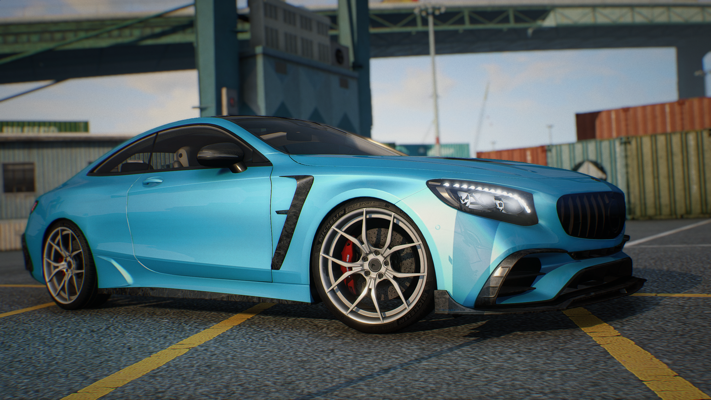 Mercedes S63 AMG Coupe 2020 [90+ Tuning / Liveries / Sunroof / Add-On / Debadged / FiveM / LODS / Replace]