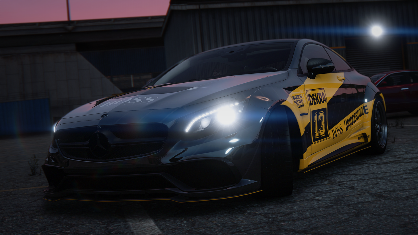 Mercedes S63 AMG Coupe 2020 [90+ Tuning / Liveries / Sunroof / Add-On / Debadged / FiveM / LODS / Replace]