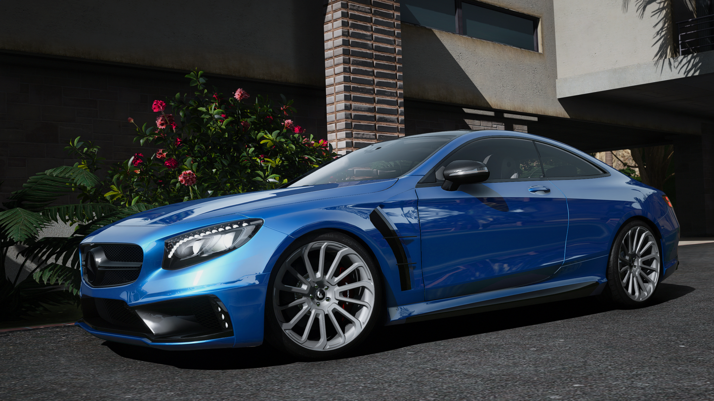Mercedes S63 AMG Coupe 2020 [90+ Tuning / Liveries / Sunroof / Add-On / Debadged / FiveM / LODS / Replace]