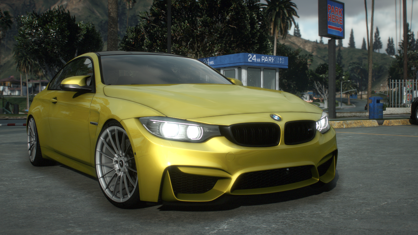 BMW M4 F82 2014 [210+ Tuning / Liveries / Rims / Add-On / Debadged / FiveM / LODS / Replace]