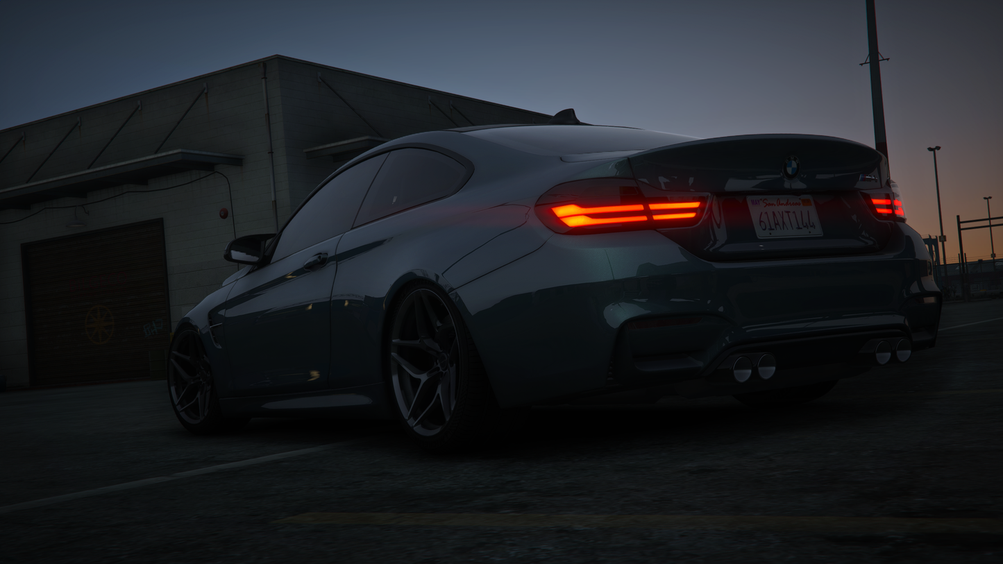 BMW M4 F82 2014 [210+ Tuning / Liveries / Rims / Add-On / Debadged / FiveM / LODS / Replace]