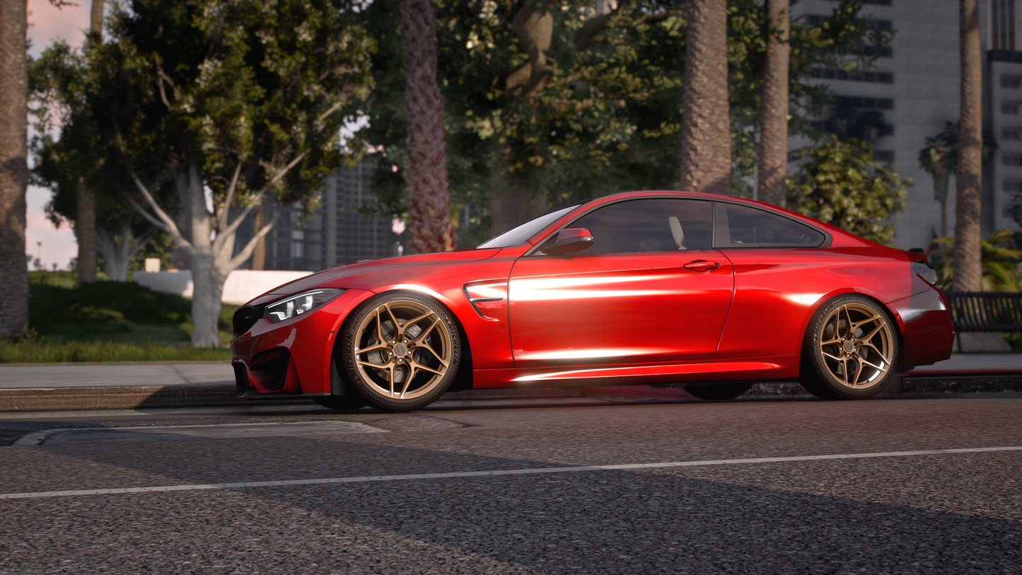 BMW M4 F82 2014 [210+ Tuning / Liveries / Rims / Add-On / Debadged / FiveM / LODS / Replace]