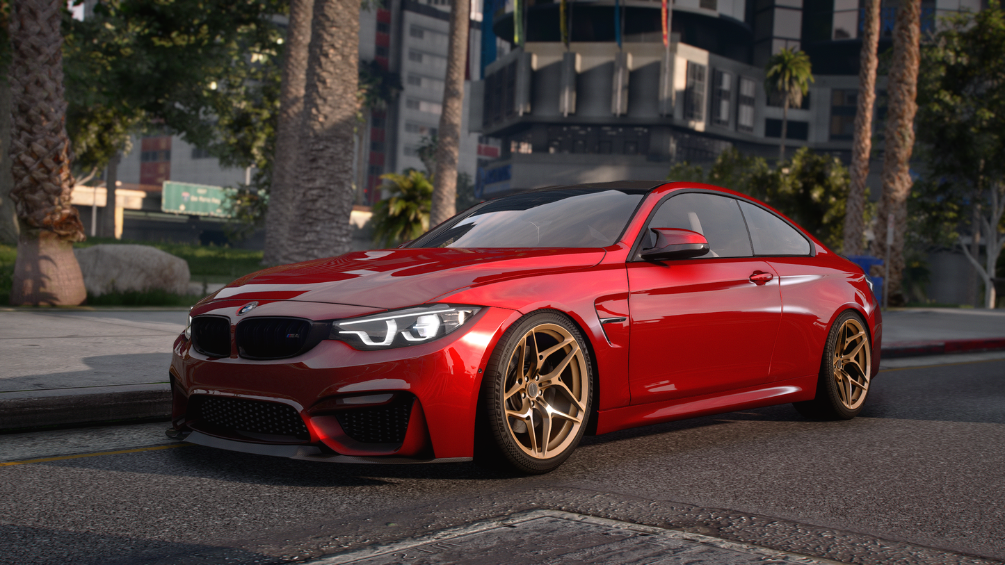 BMW M4 F82 2014 [210+ Tuning / Liveries / Rims / Add-On / Debadged / FiveM / LODS / Replace]