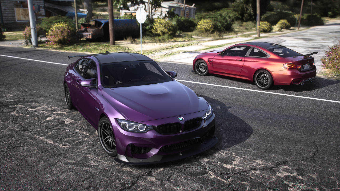 BMW M4 F82 2014 [210+ Tuning / Liveries / Rims / Add-On / Debadged / FiveM / LODS / Replace]