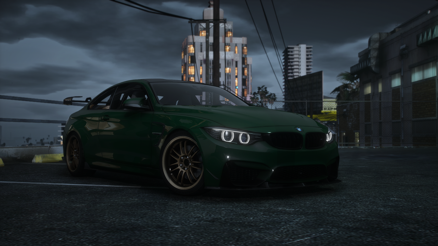 BMW M4 F82 2014 [210+ Tuning / Liveries / Rims / Add-On / Debadged / FiveM / LODS / Replace]