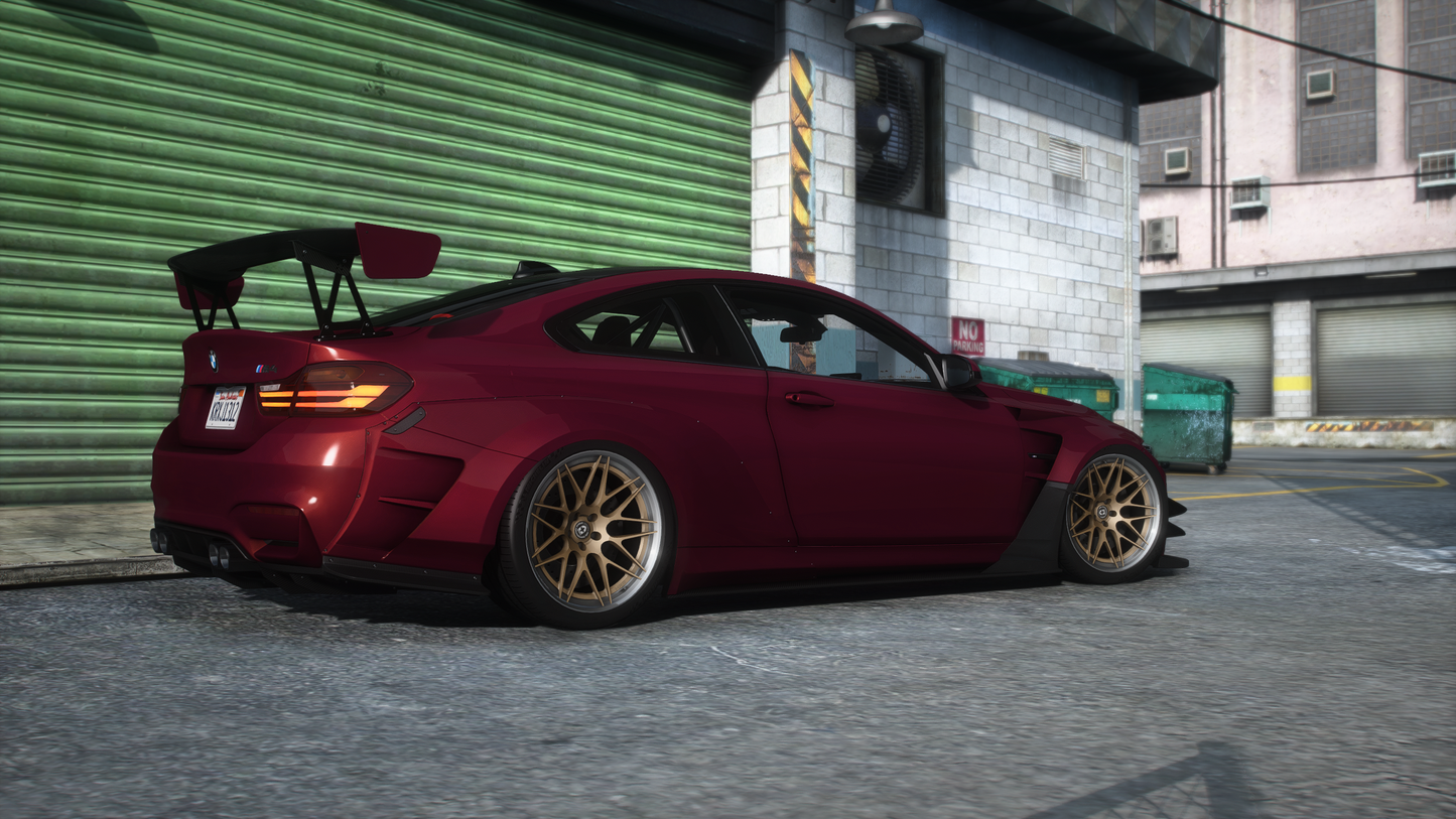 BMW M4 F82 2014 [210+ Tuning / Liveries / Rims / Add-On / Debadged / FiveM / LODS / Replace]
